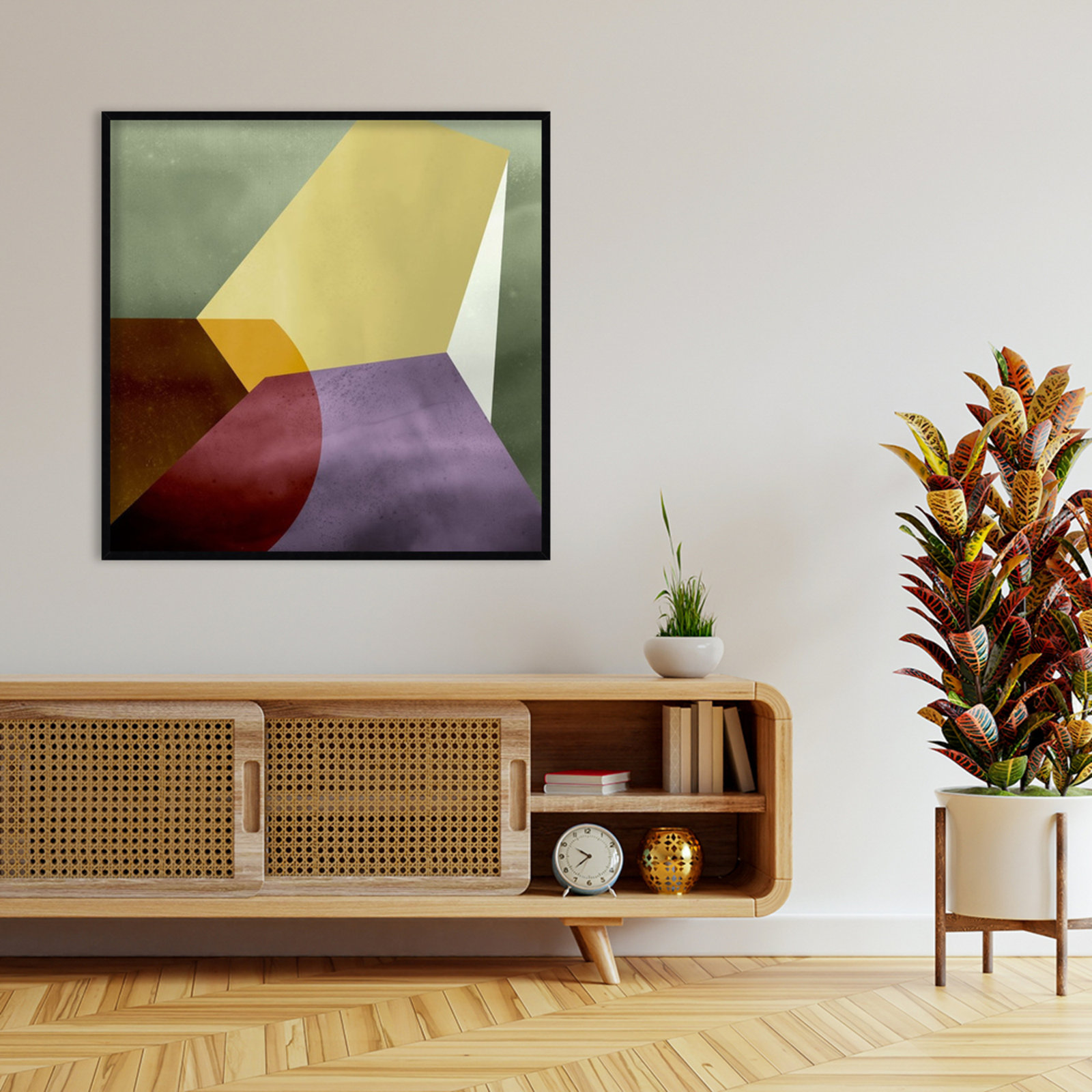 Flagler "Essentially Minimal VI" Print, 41" H x 41" W, Black