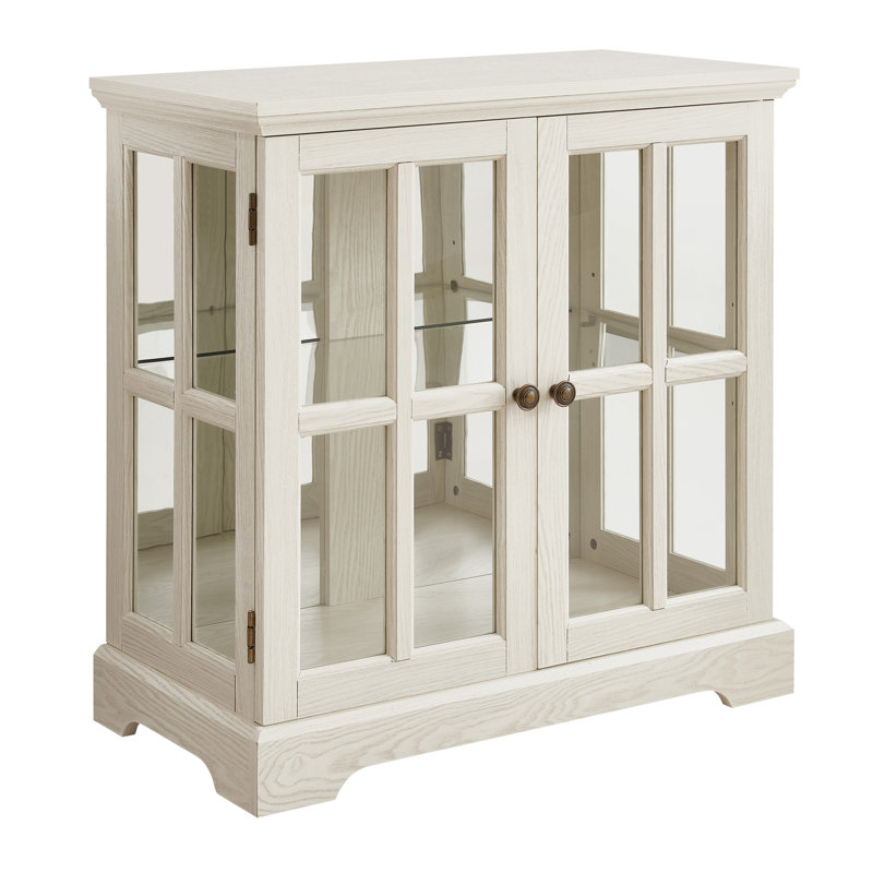 LED Curio Display Cabinet, White