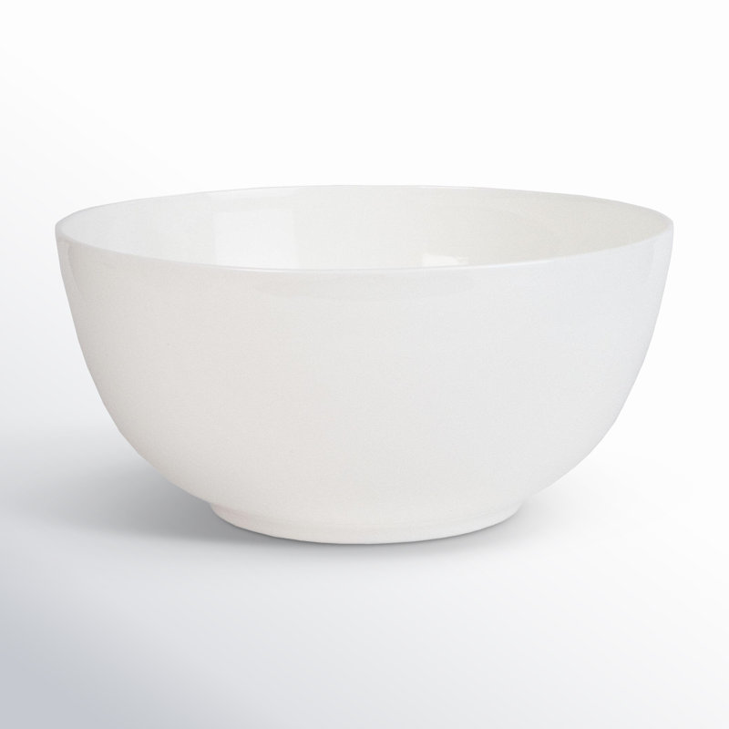 Fitz And Floyd Nevaeh White Deep Serving Bowl, 72-Oz