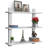 Sorbus 3-Tier Asymmetric Floating Wood Shelf-1246651878