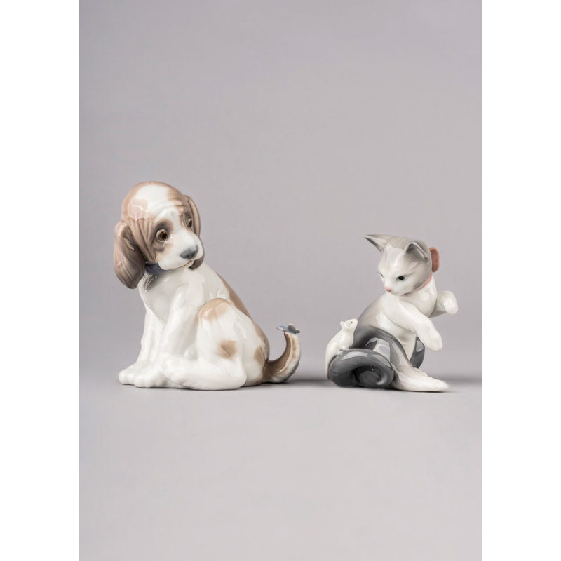 Gentle Surprise Dog Figurine