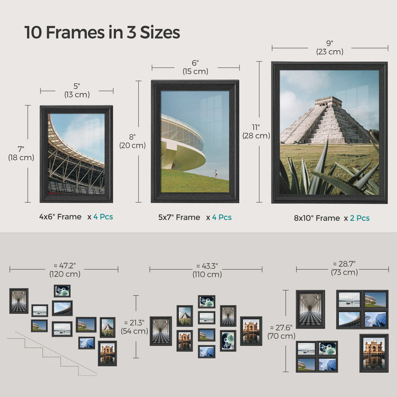 Picture Frame - Set of 10