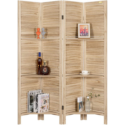 49 " W x 67 " H 4 - Panel Folding Room Divider