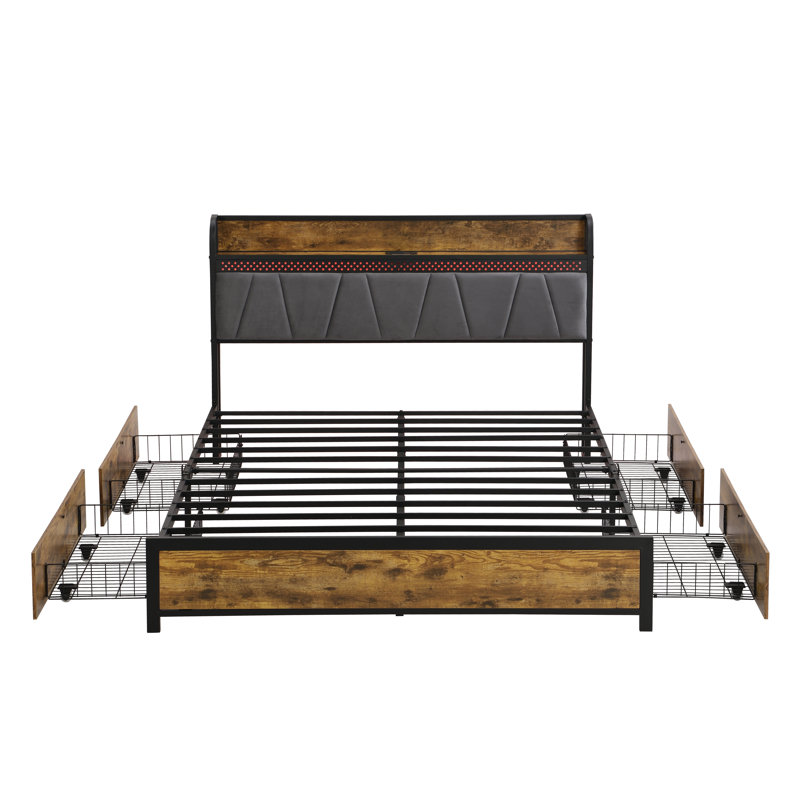 Slat Storage Bed