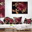 Coussin décoratif à motif fleur abstrait-29604080-29604083
