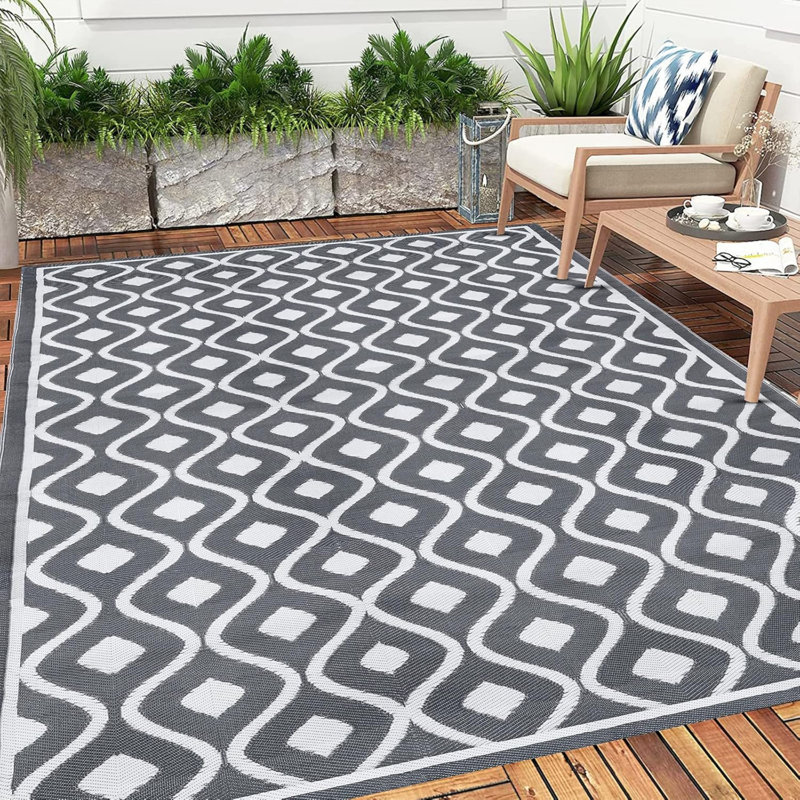 Outdoor Rug, Rectangle 8" x 10"
