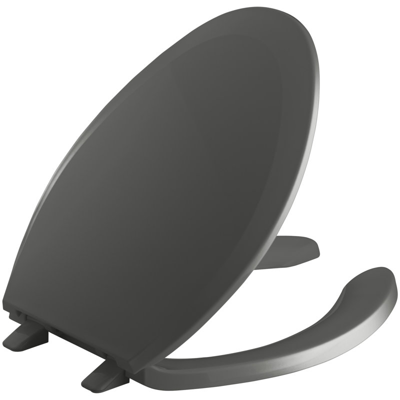 Kohler Lustra Elongated Toilet Seat, Thunder Grey