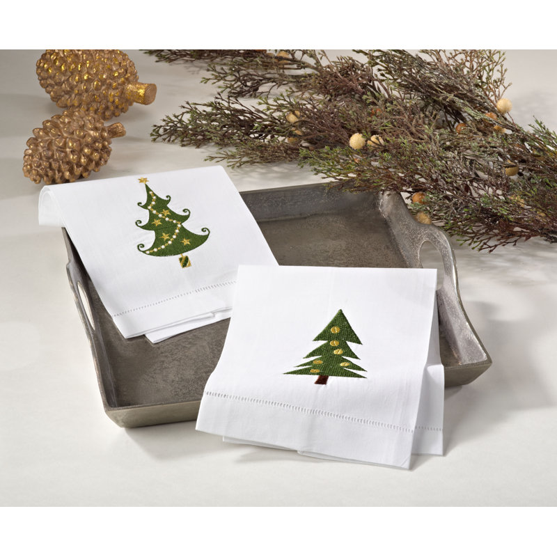 Weissman Embroidered Tea Towel Kitchen Towel