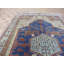 Tapis zone en laine noué la purplish/bleu 6 pi x 8 pi en laine one-of-kind-the main LaJuante