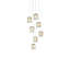 Luminaire suspendu rond 7 lumières Polpo-124298729-124298726-124298733