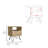 Nightstand Skyoner, Single Drawer-210474946