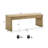 Dining Bench With Panel Legs