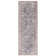 Labarbera Machine Washable Charcoal/Red Non-Slip Backing Area Rug