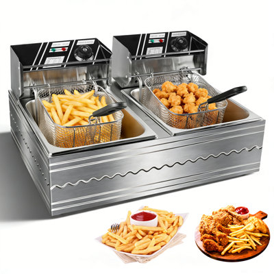 Compact Stainless Steel Electric Deep Fryer