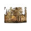Rustic Lodge 4 - Light Glass Chandelier