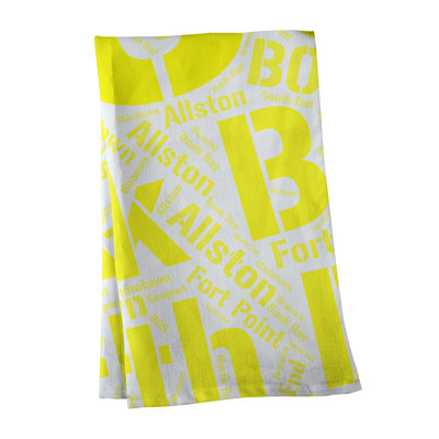 Serviette à thé « districts »