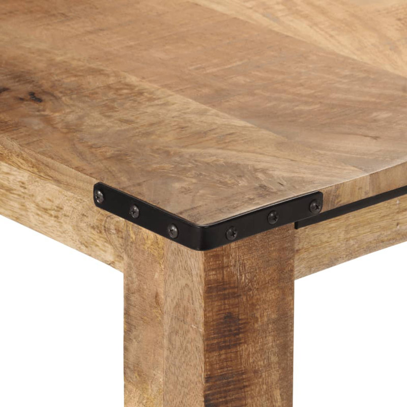 Ortraud Solid Wood Dining Table, 90cm W x 180cm L