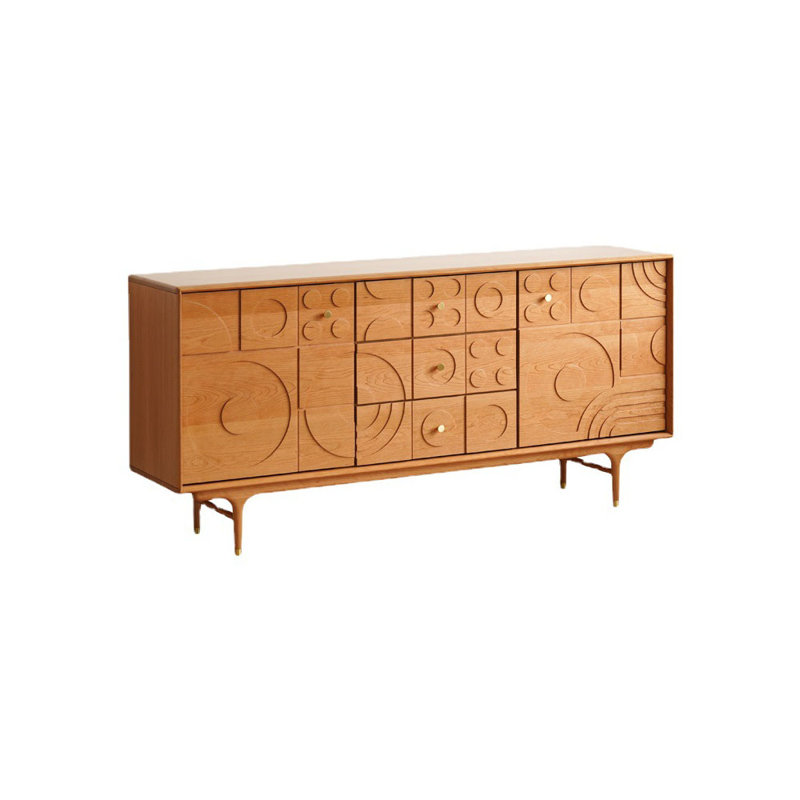Armoire de rangement Creative, Couleur de bois de cerisier