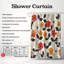Rideau de douche standard 1 pièce Classic Flowers-870943036