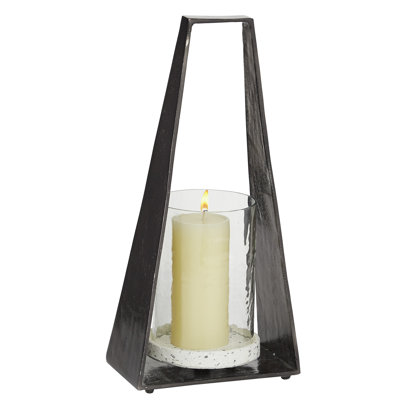 Lanterne de table en aluminium