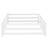 Full Size Montessori Floor Bed With Fence, Solid Pine Wood Kids Floor Bed For Girls And Boys, Multi-Functional Play & Sleep Space, Compatible With Box Spring, White