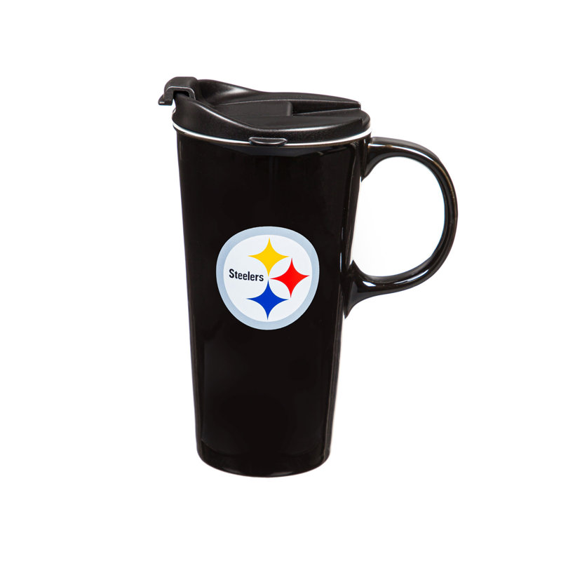 Tasse de voyage en céramique 17 oz NFL, Pittsburgh Steelers