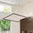 Atria Integrated LED Linear Pendant Height Adjustable ETL Certified Square Chandelier Lighting-663484630-663484631