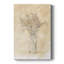 Antique floral pastel I - peinture sur toile tendue-1927993204
