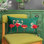 Housse de coussin rectangulaire en velours 