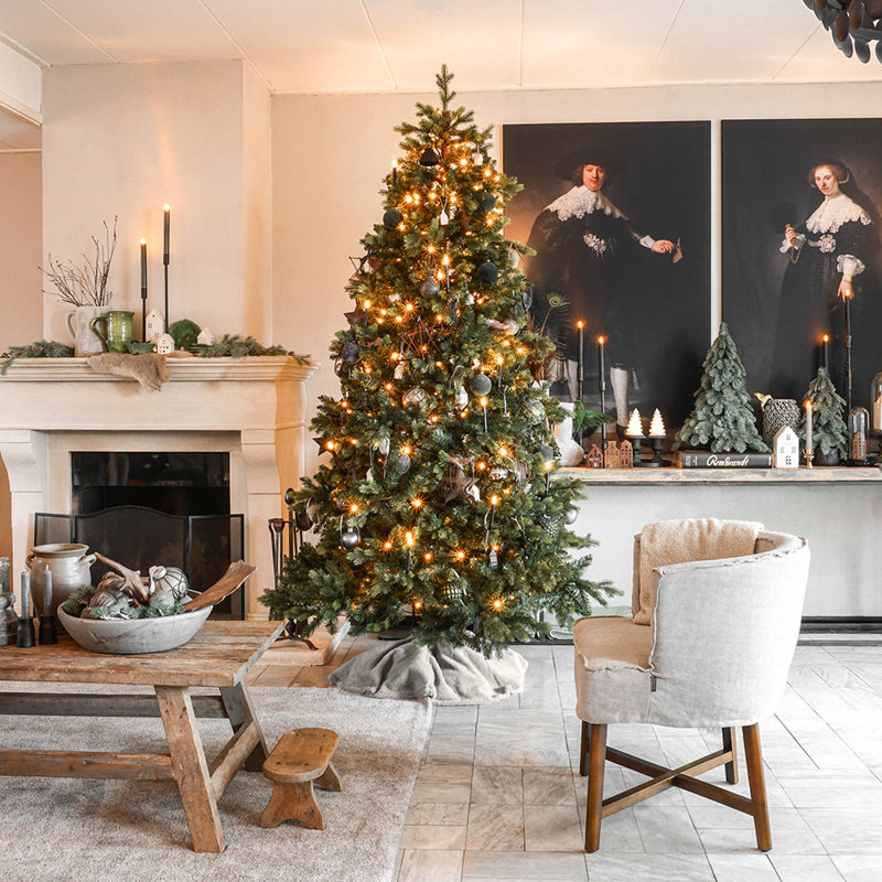 Artificial Spruce Christmas Tree, 8'