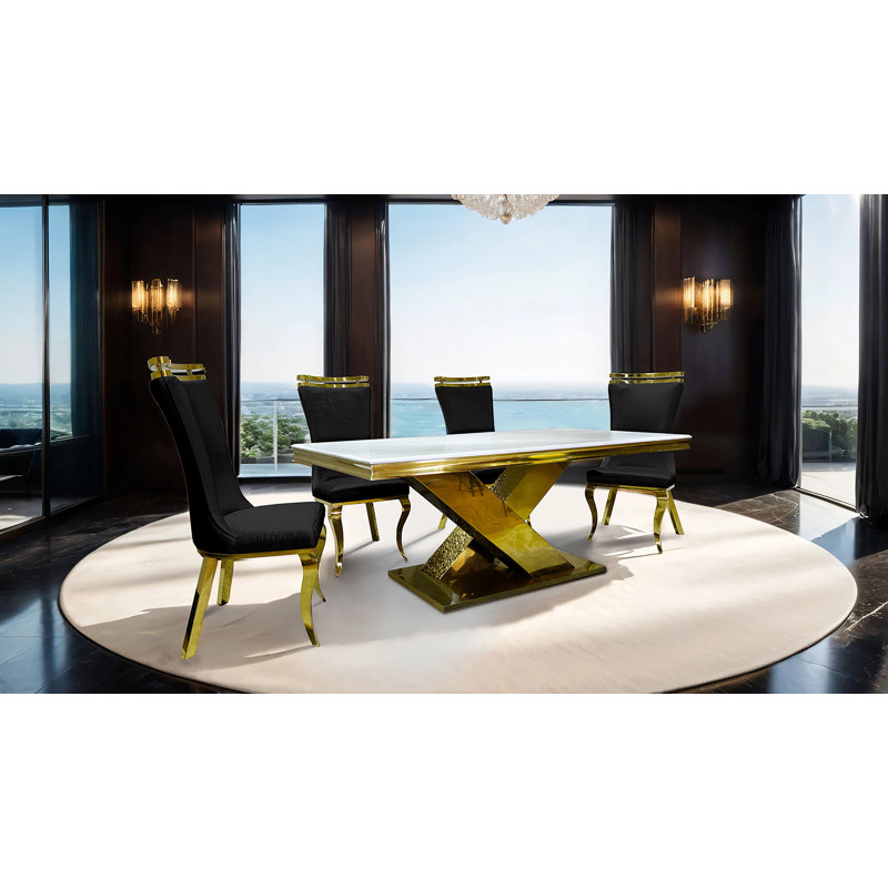 Motoko 5-pcs Dining Table Set
