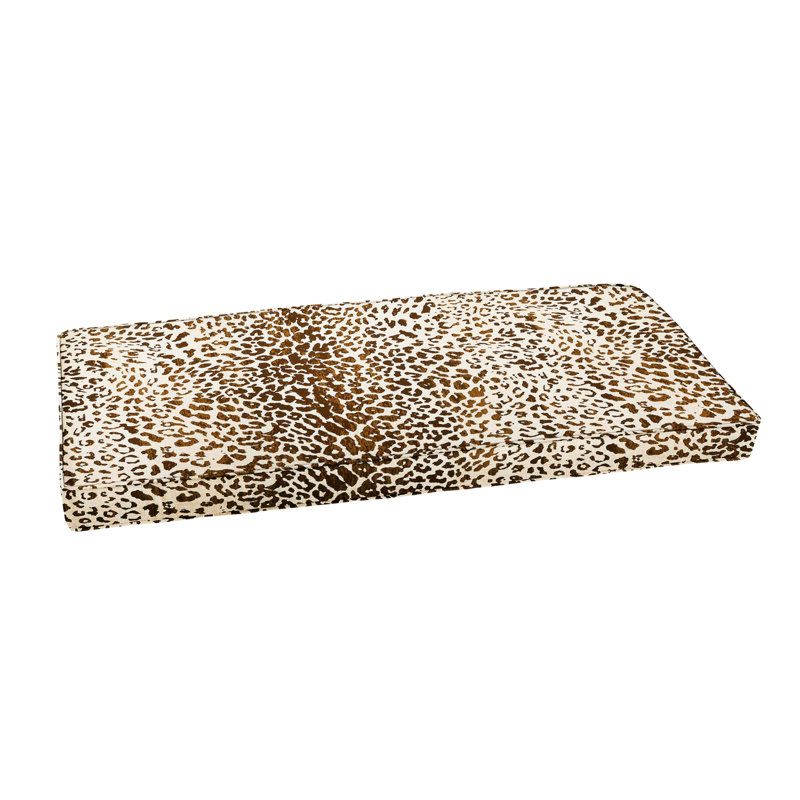 MM Sunbrella Outdoor Bench Seat Cushion, Espresso, 2" H x 40" W x 17" D