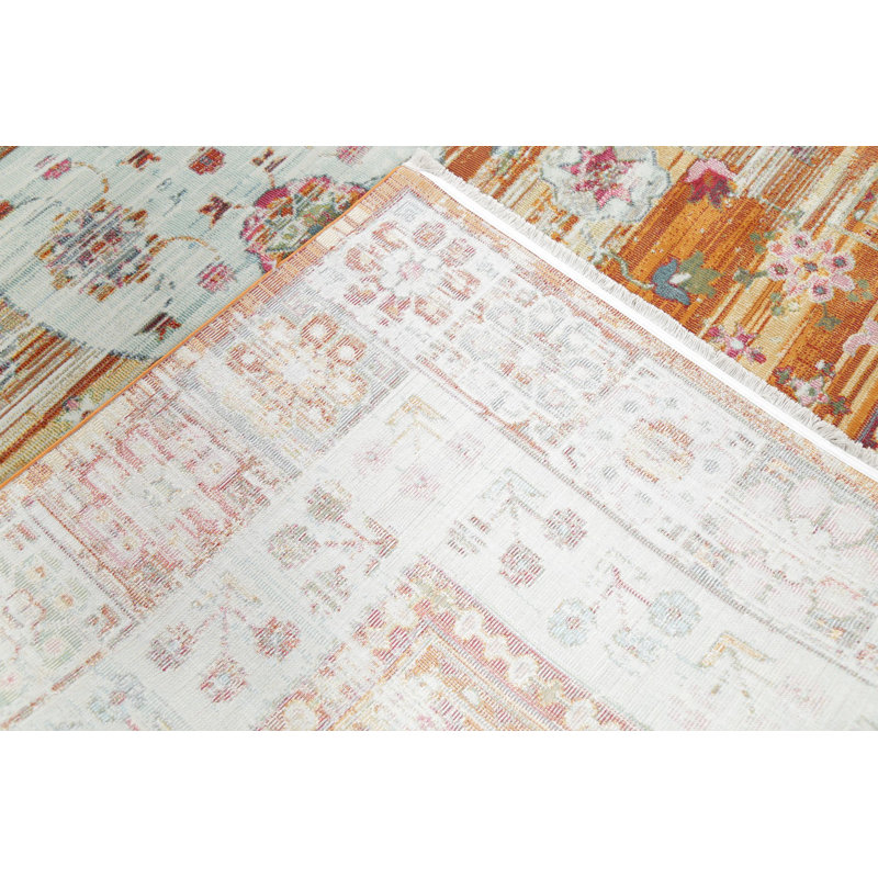 Tapis de surface beige en polypropylène Zalia, Tapis de couloir 3 pi x 12 pi