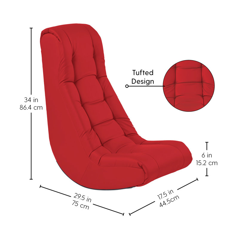 Tufted Soft Rocker, Red