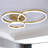 Alliber 3-Light 31.8" Simple Circle Led Semi Flush Mount-1811308706