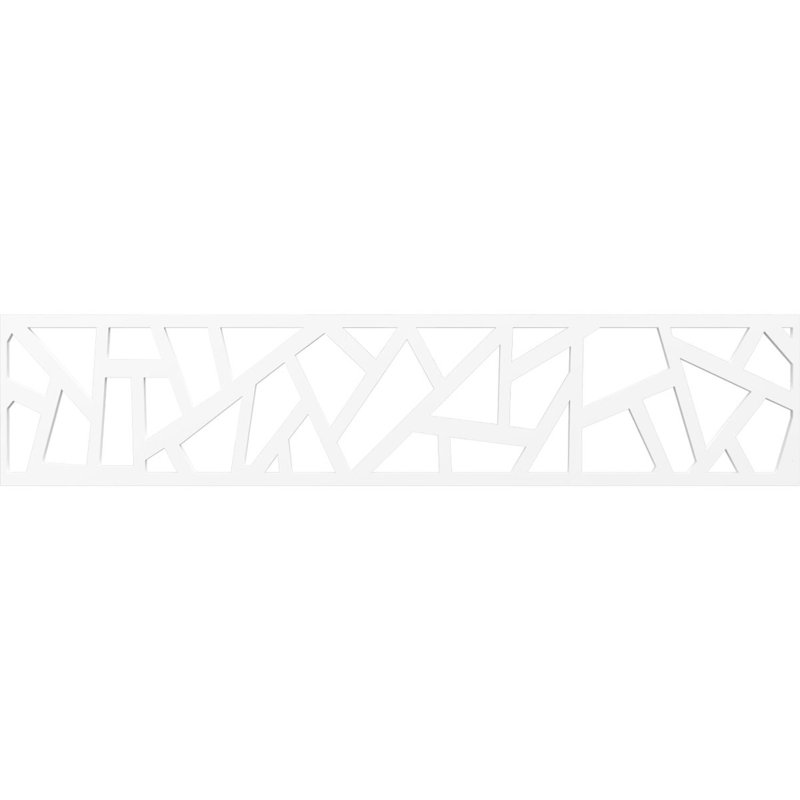 Moulure en bois Harrisburg, H 10 po x l 46,75 po x P 0,38 po, PVC de qualité architecturale