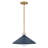 Zoë 1 - Light Lacquered Brass Single Pendant-1643878402