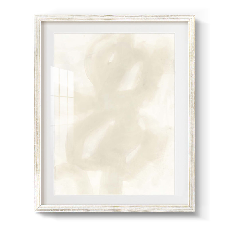 Quiet Coil II - impression encadrée, H 28,5 po x l 20,5 po, Blanc