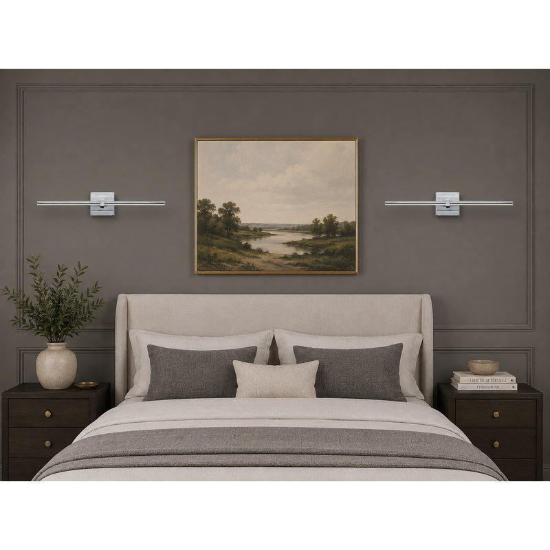 Applique murale Dorian, Chrome poli