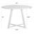 Priama Edson 5-piece Round Dining Set, Trestle Dining Table With 4 Stylish Chairs-1777368548