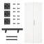 RoomTec Panelled Solid Wood Finished Barn Door without Installation Hardware Kits-113616612-112309340
