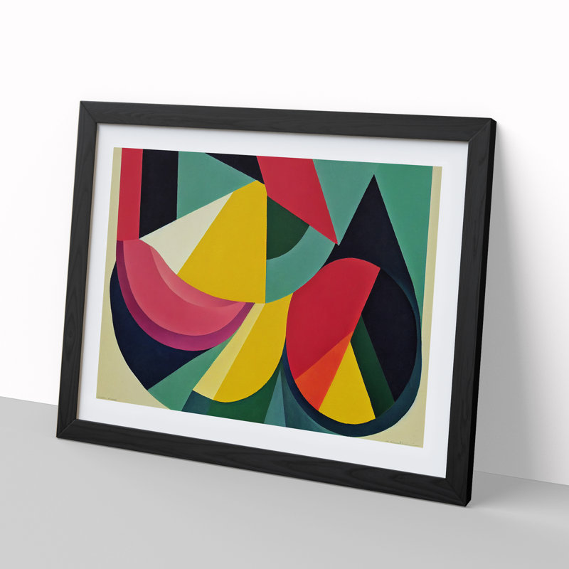 Inspirational Abstract - Framed Print, 46cm H x 64cm W x 2cm D, Black Framed