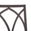 Abia Wrought Iron Outdoor Tree Bench-1349465076