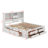 Queen Size Platform Bed With Drawers-566360459