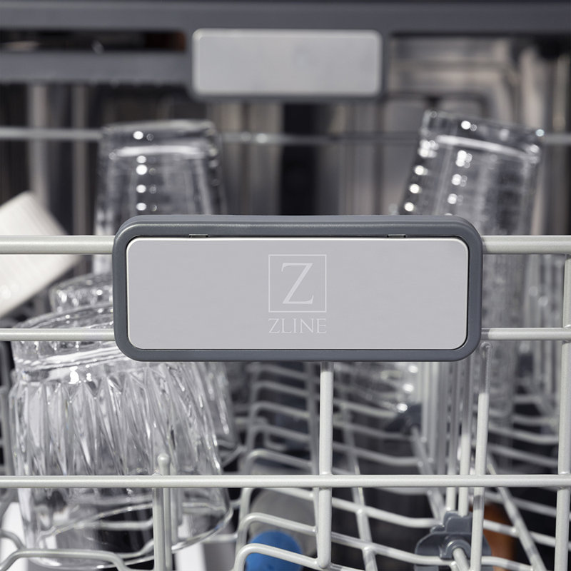 24" Monument Series 3rd Rack Top Touch Control Dishwasher with Stainless Steel Tub, Satin Stainless Steel
