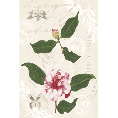 Dianne's Camellias III 1 Piece Painting on Canvas