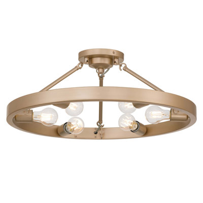 Easterwood 6-Light Semi-Flush Mount