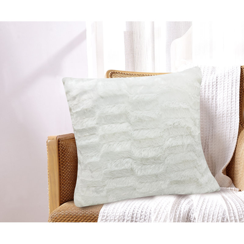 Madison Faux Fur Throw Pillow