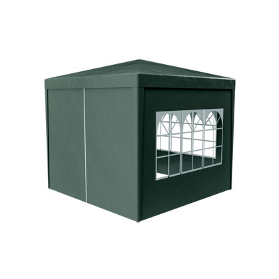 Pavillon de jardin extérieur 10 pi x 10 pi avec 4 parois latérales détachables - pour rassemblements, pavillon de jardin robuste de 10 pi x 10 pi, douches idéales, fêtes, événements, etc.