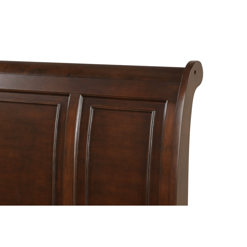 Aro C1E44722E7F54FEB94E21FB8E5AE50A4 Kingstorage Bed Rustic Cherry, King